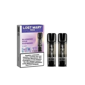 Lost Mary - POD PRECARICATE per Toca Air 20mg/ml - Blueberry Sour Raspberry - 2 PEZZI