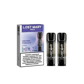 Lost Mary - POD PRECARICATE per Toca Air 20mg/ml - Virginia Tobacco - 2 PEZZI