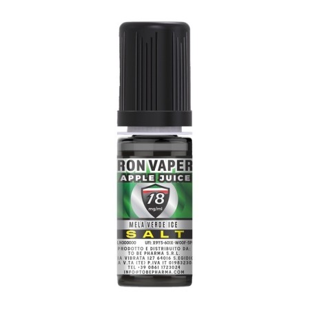 Iron Vaper - APPLE JUICE 18mg/ml - Liquido pronto ai sali di nicotina 10ml