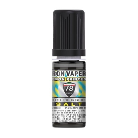 Iron Vaper - LEMON PRINCESS 18mg/ml - Liquido pronto ai sali di nicotina 10ml