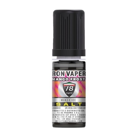 Iron Vaper - MANGO FROST 18mg/ml - Liquido pronto ai sali di nicotina 10ml