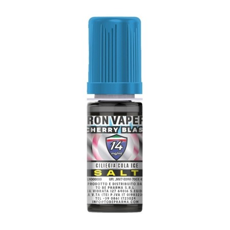 Iron Vaper - CHERRY BLAST 14mg/ml - Liquido pronto ai sali di nicotina 10ml