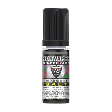Iron Vaper - GINGER LADY 18mg/ml - Liquido pronto ai sali di nicotina 10ml