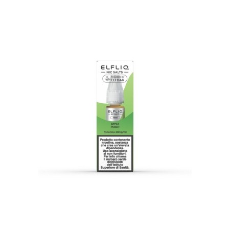 Elfliq by Elfbar - APPLE PEACH 20mg/ml - Liquido pronto ai sali di nicotina 10ml