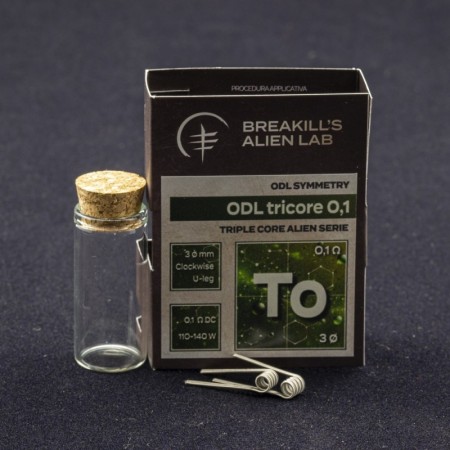 Breakill's Alien Lab - Odl Symmetry TO - ODL TRICORE 0.1ohm ID 3mm 110/140W - 2 PEZZI