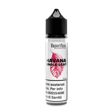SHOT - Vaporificio - Single Leaf - HAVANA - aroma 20+40 in flacone da 60ml