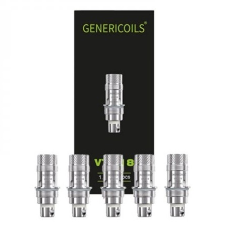Aspire/Vaptio - Generic Coil RESISTENZE C18 da 1,8 ohm - 5 PEZZI