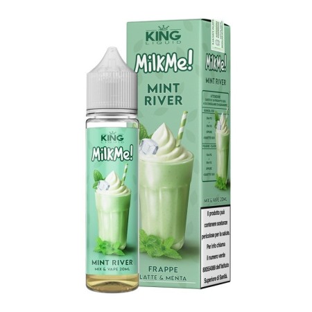 SHOT - King Liquid - Milk Me - MINT RIVER - aroma 20+40 in flacone da 60ml