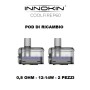 Innokin - Coolfire P60 POD DI RICAMBIO da 0,8 ohm - 2 PEZZI