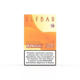 ElfBar - ELFA POD PRECARICATE 20mg/ml - WILD ORANGE - 2 PEZZI