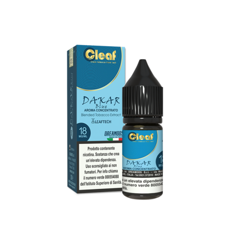 Dreamods - Cleaf - DAKAR BLUE - aroma 10ml con nicotina 18mg