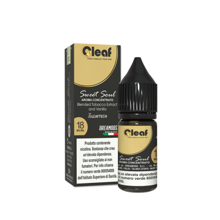 Dreamods - Cleaf - SWEET SOUL - aroma 10ml con nicotina 18mg