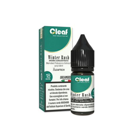 Dreamods - Cleaf - WINTER RUSH - aroma 10ml con nicotina 18mg