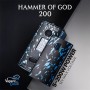 Vaperz Cloud - HAMMER OF GOD 200 DUAL18650 - Plasma Blue