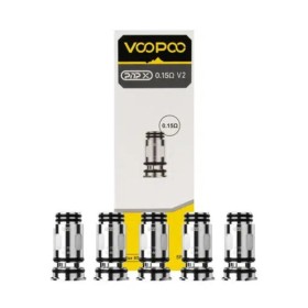 Voopoo - RESISTENZE PNP X 0.15 ohm V2 - PACK 5 PEZZI