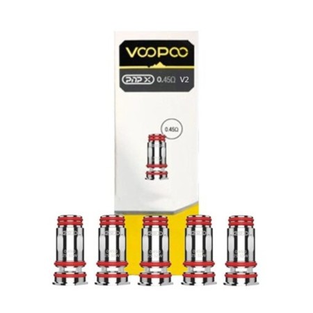 Voopoo - RESISTENZE PNP X 0.45 ohm V2 - PACK 5 PEZZI