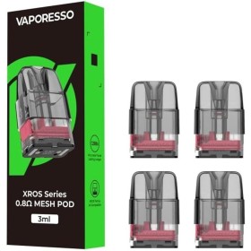 Vaporesso - XROS POD DI RICAMBIO COREX SIDEFILL 0.8ohm - 3ml - 4 PEZZI Vaporesso - XROS POD DI RICAMBIO COREX SIDEFILL 0.8ohm - 3ml - 4 PEZZI