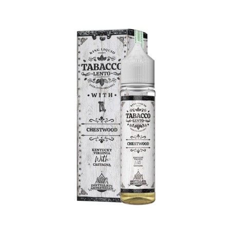 SHOT - King Liquid - Tabacco Lento With - CHESTWOOD - aroma 20+40 in flacone da 60ml