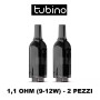 Aspire - TUBINO KIT POD DI RICAMBIO 1,1 ohm - 2 PEZZI