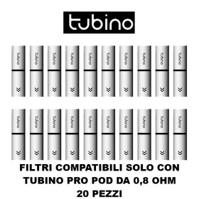 Aspire - FILTRI PER TUBINO PRO POD DI RICAMBIO DA 0,8 OHM - 20 Pezzi