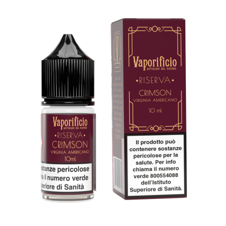 MINI SHOT - Vaporificio - Riserva Estratti Organici Pentadistillati - CRIMSON - aroma 10+20