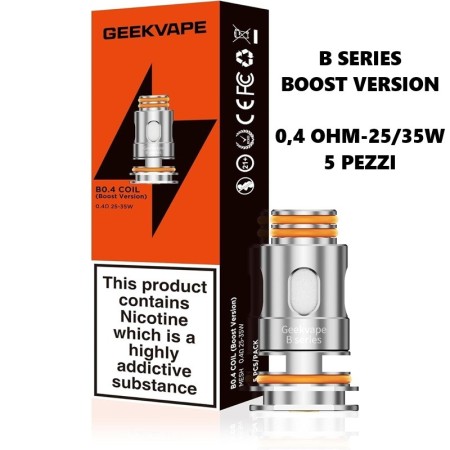 GeekVape  - B COIL BOOST VERSION 0.4 ohm - 5 PEZZI