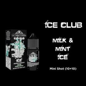 MINI SHOT - La Tabaccheria - Ice Club - MILK & MINT ICE - aroma 10+10 in flacone da 30ml