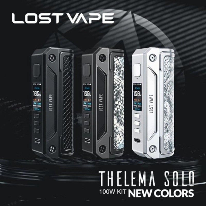 Lost Vape - THELEMA SOLO BOX MOD 100W - New Colors