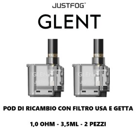 Justfog - GLENT FILTER POD 1,0 ohm - 2 PEZZI