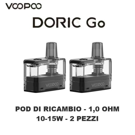 Voopoo - DORIC GO POD DI RICAMBIO 1,0 ohm 5ml - 2 PEZZI