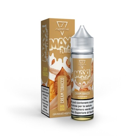 SHOT - Suprem-e - Maxi Flavor - CREAM TOBACCO - aroma 20+40 in flacone da 60ml