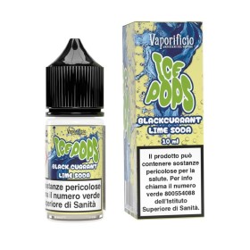 MINI SHOT - Vaporificio - Ice Pops - BLACKCURRANT LIME SODA - aroma 10+10 in flacone da 30ml