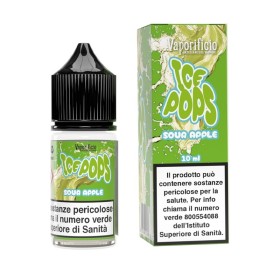 MINI SHOT - Vaporificio - Ice Pops - SOUR APPLE - aroma 10+10 in flacone da 30ml