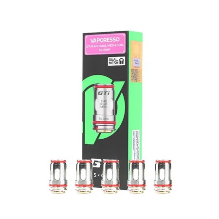 Vaporesso - iTank GTI DUAL MESH COIL 0.4 ohm - 5 PEZZI