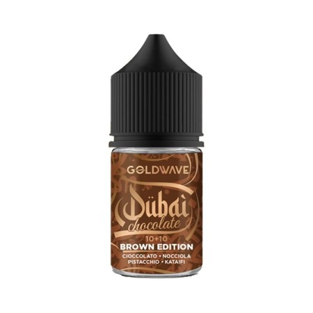 MINI SHOT - Goldwave - Dubai Chocolate  - BROWN EDITION - aroma 10+10 in flacone da 30ml