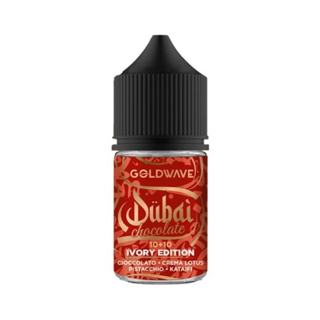 MINI SHOT - Goldwave - Dubai Chocolate  - IVORY EDITION - aroma 10+10 in flacone da 30ml