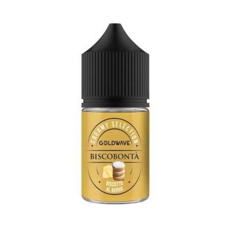 MINI SHOT - Goldwave - Creamy Selection - BISCOBONTA' - aroma 10+10 in flacone da 30ml