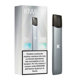 Kiwi Vapor - KIWI AIR STARTER KIT 380mAh  CON POD PRECARICATA 20mg/ml - MINT CREAM