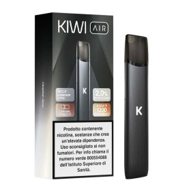 Kiwi Vapor - KIWI AIR STARTER KIT 380mAh  CON POD PRECARICATA 20mg/ml - CARAMEL TOBACCO