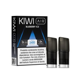 Kiwi Vapor - AIR POD PRECARICATE per Kiwi Air 20mg/ml - BLUEBERRY ICE - 2 PEZZI