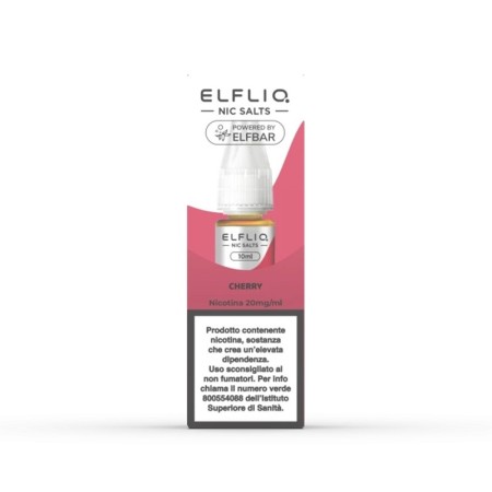Elfliq by Elfbar - CHERRY 10mg/ml - Liquido pronto ai sali di nicotina 10ml