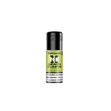 Flavour Art - Ten X - LIMONATA AI LAMPONI 20mg/ml - Liquido pronto ai sali di nicotina 10ml