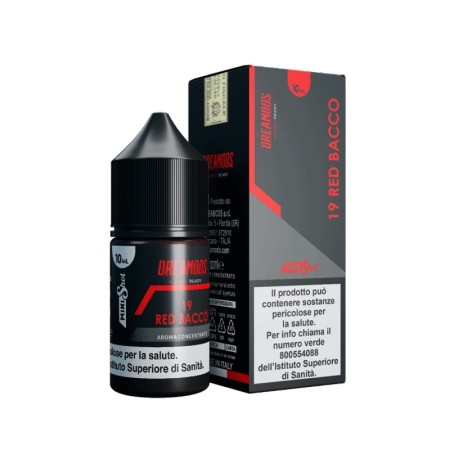 MINI SHOT - Dreamods - Almost Ready - RED BACCO - aroma 10+10 in flacone da 20ml