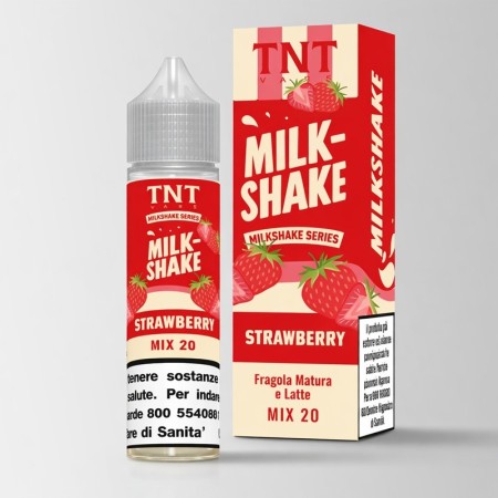 SHOT - TNT Vape - Milk-Shake - STRAWBERRY - aroma 20+40 in flacone da 60ml