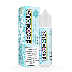 SHOT - Fantasi - Ferocious Max Ice - BLUE RASPBERRY STRAWBERRY FREEZE - aroma 20+40 in flacone da 60ml