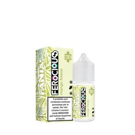 MINI SHOT - Fantasi - Ferocious Max Ice - MANGO FREEZE - aroma 10+10 in flacone da 30ml