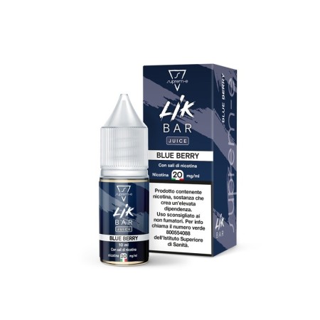 Lik Bar by Suprem-e - BLUEBERRY 20mg/ml - Liquido pronto ai sali di nicotina 10ml