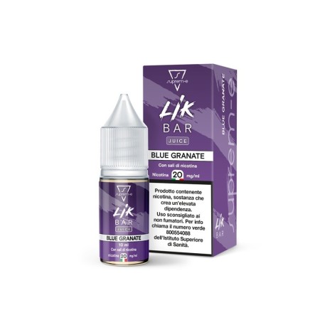 Lik Bar by Suprem-e - BLUE GRANATE 20mg/ml - Liquido pronto ai sali di nicotina 10ml
