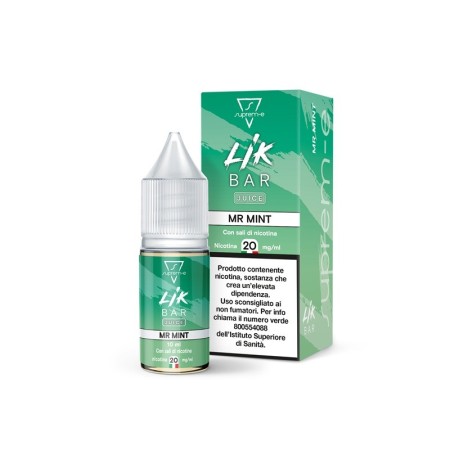 Lik Bar by Suprem-e - MR MINT 20mg/ml - Liquido pronto ai sali di nicotina 10ml
