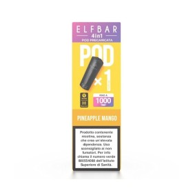 ElfBar - ELFBAR 4IN1 POD PRECARICATE 20mg/ml - PINEAPPLE MANGO - 1 PEZZO
